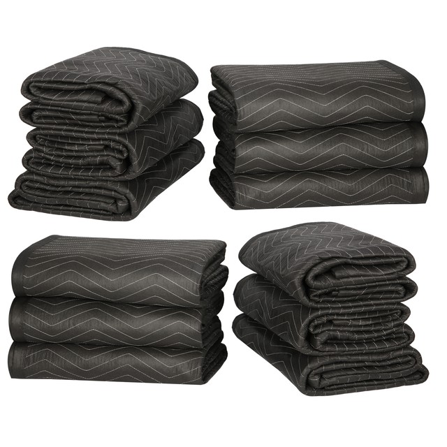 12PCS 80 x 72 Inch Multipurpose Thick Moving Blankets Waterproof Pads Furniture eBay
