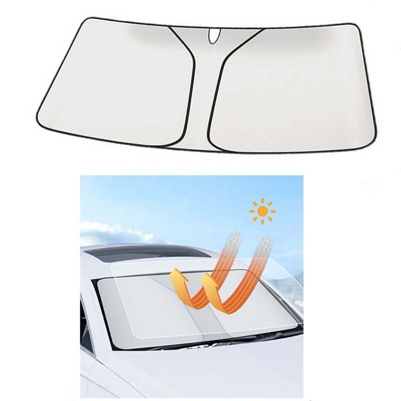 Car Windshield Sun Shade Foldable Sun Blocker for Car Truck SUV Automotive In