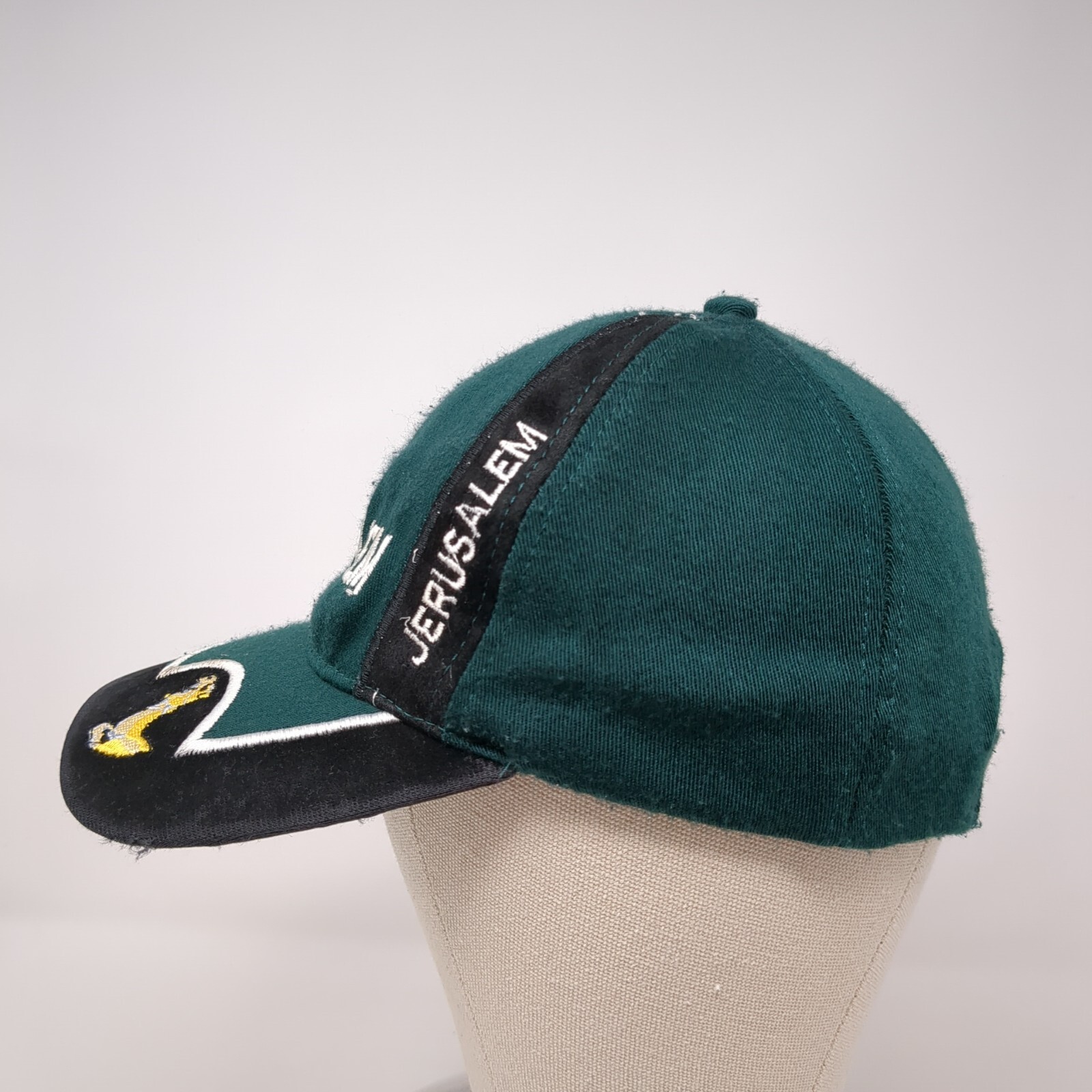 Jerusalem Strapback Hat Green One Size Adjustable… - image 3