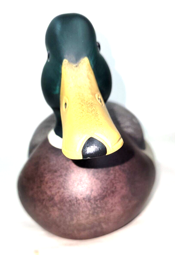 Gallery Originals Delaware Mallard Duck Bob Berry 1984 Carved Wood Decoy 14"L - Picture 8 of 15