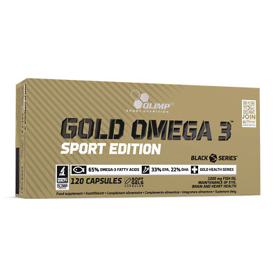 OLIMP  GOLD OMEGA 3 SPORT EDITION Herzgesundheit Unterstützung der Gelenke EPA