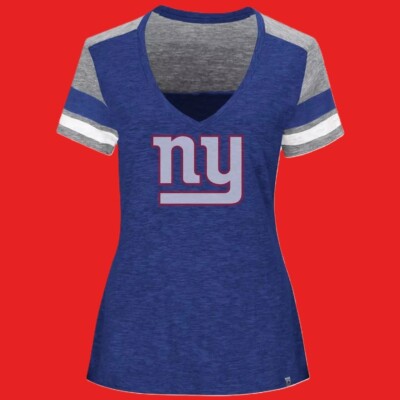 New York Giants Women's Plus Size Hyper Slubbed Tee - New