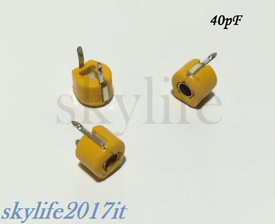 Kit 3 Pezzi Trimmer Capacitivo Ceramico 3-10pF – Condensatore Variabile Regolabile