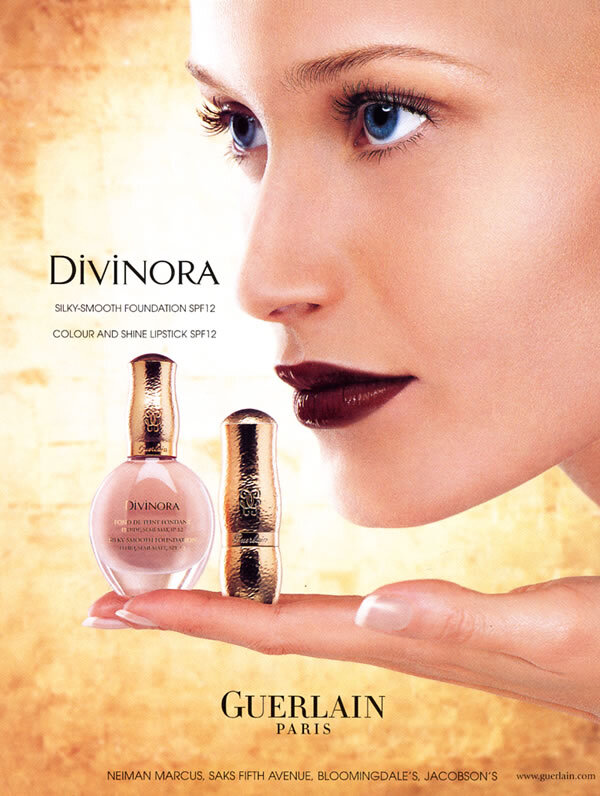 2001 Guerlain Divinora makeup 1-page MAGAZINE AD | eBay