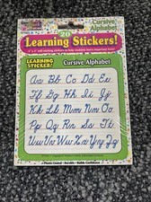 30 Teacher  s Friends Learning Cursive Alphabet Letters Stickers Help Students