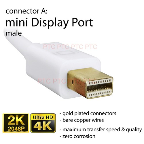 4K DP/ mDP display/ min display cable adapter to HDMI DVI VGA DP video converter - Picture 25 of 65