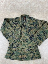 USMC Woodland Camo MARPAT Digital Blouse MCCUU - Size S-S Long Sleeve