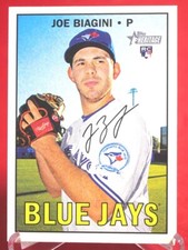 Joe Biagini Rookie Topps Heritage 2016 Baseball Card #556