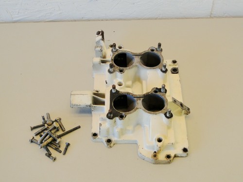115 HP Johnson Evinrude Intake Manifold Assembly 1974-1977 388632 - Foto 1 di 5