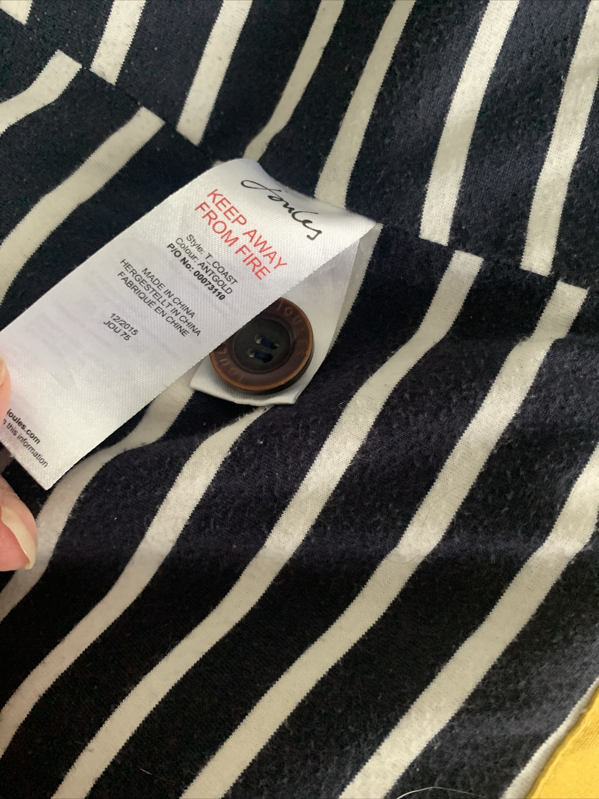 Joules Mariners Grade Coat Jacket Hooded Raincoat Coast Women’s Uk18