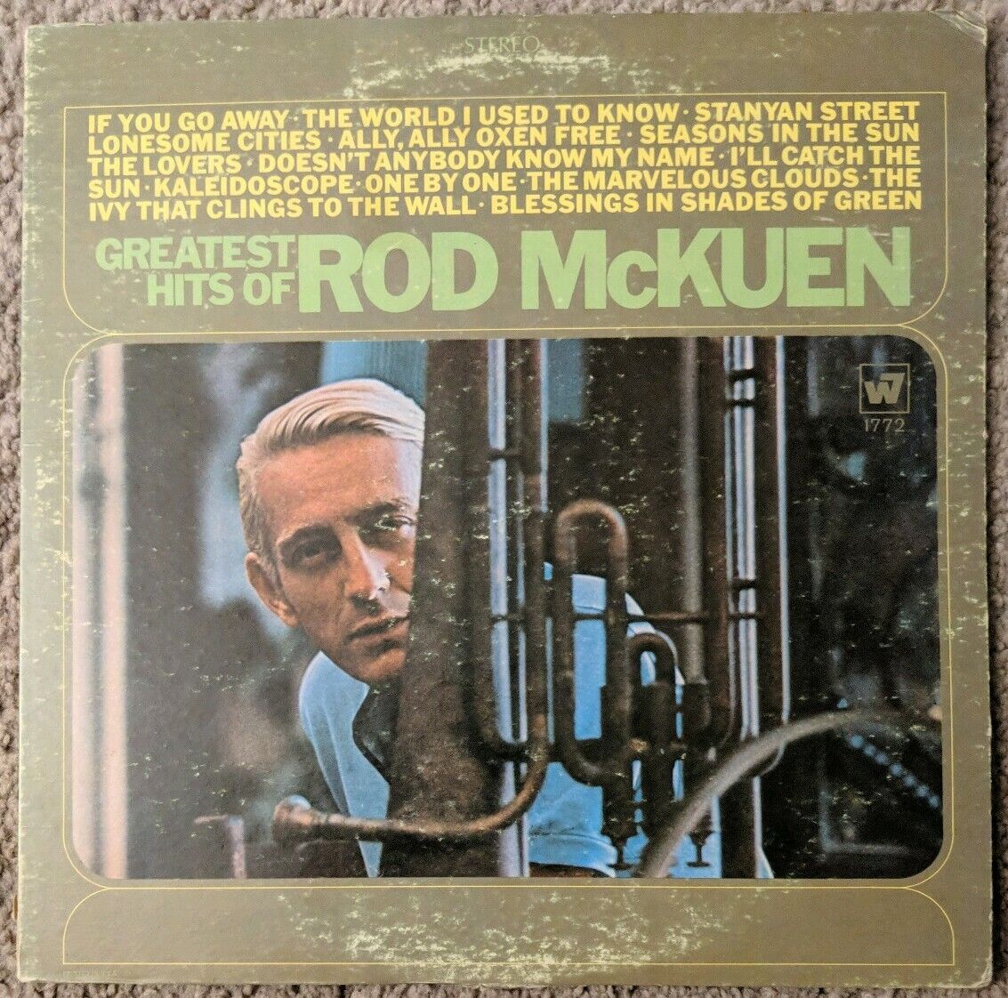 The Greatest Hits of Rod McKuen (LP, 1969, Warner Bros)Vinyl Record