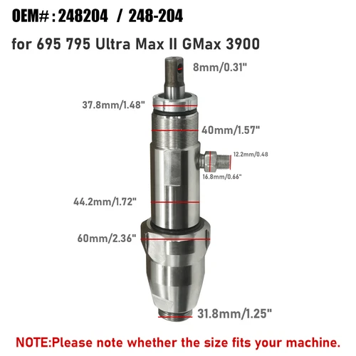 Airless Spray Pump For Graco 795 695 Ultra Max II GMax 3900 248204 Sprayer NEW - Picture 3 of 13