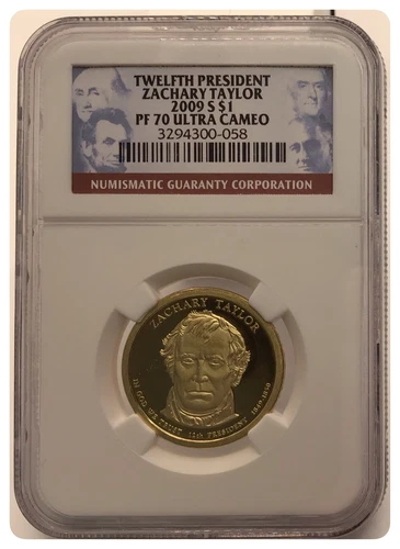 2009-S NGC PF70 Ultra Cameo Zachary Taylor Dollar
