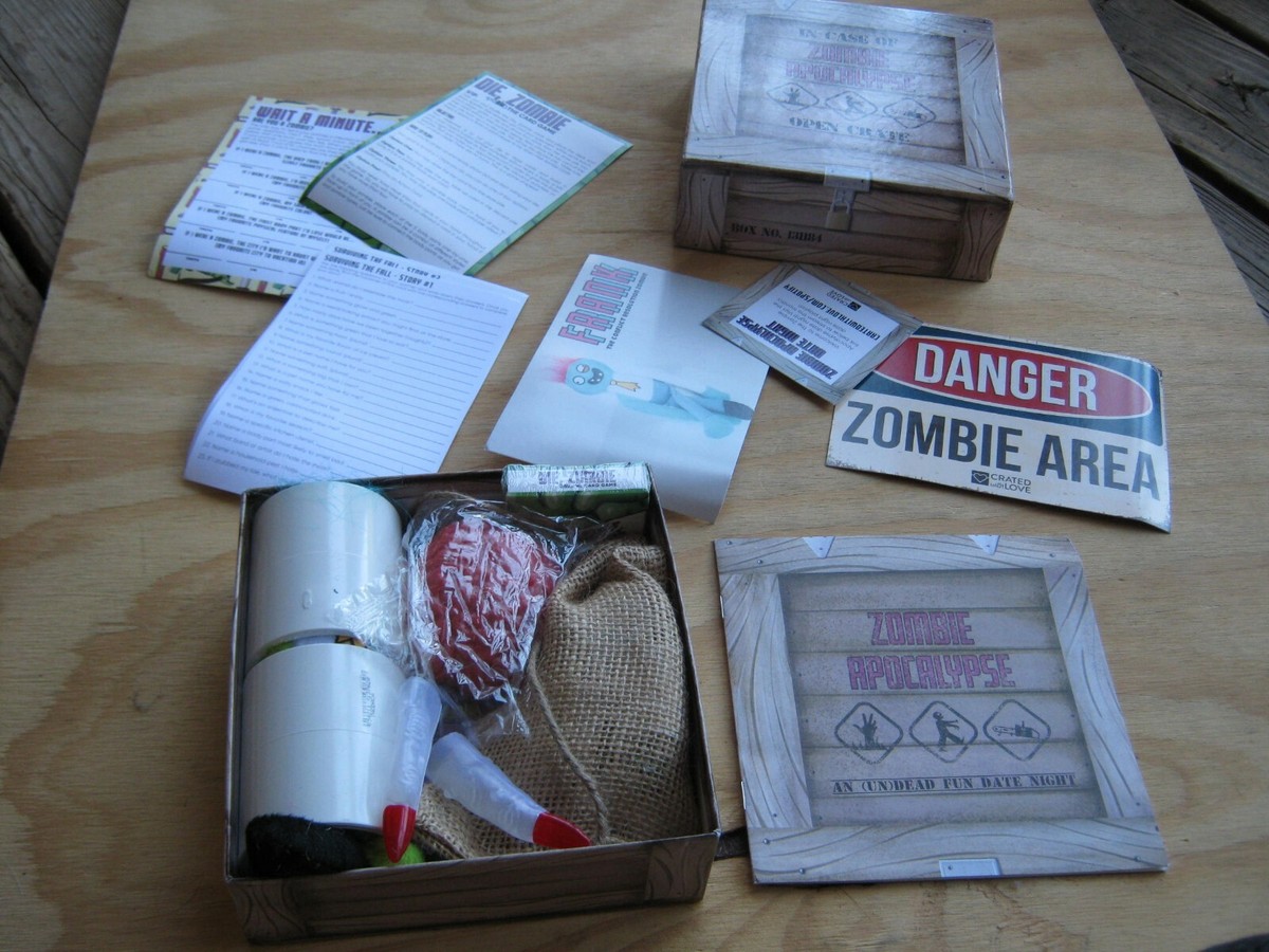 Zombie Apocalypse Survival Kit Candy Zombie Survival Uninteressant Bag