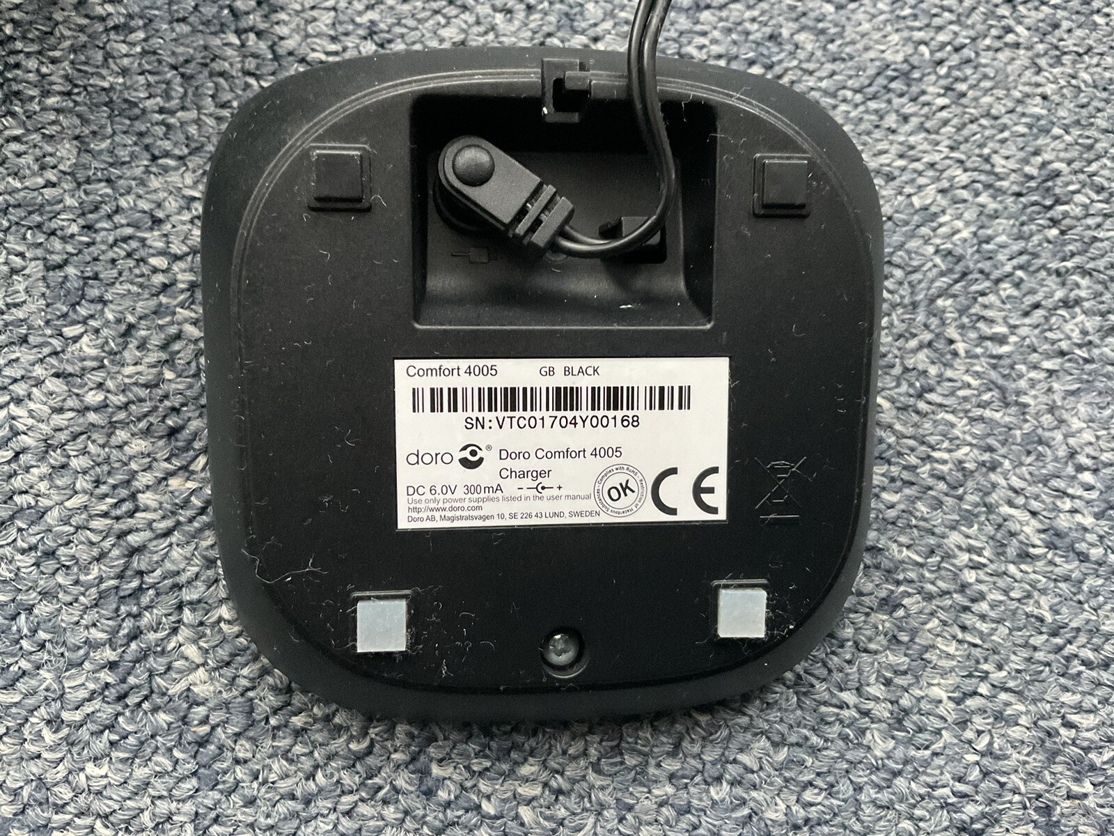 Doro Comfort 4005 Combo Corded and Cordless Phone Answering Machine