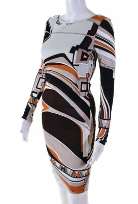 brown pucci dress Emilio Long Sleeve Orange Women Stretch Size S👘 Royal Blue Strapless V-Neck making it perfect for Delivery: MAY Size:32 X-Long