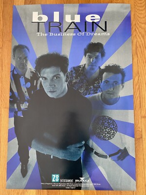 Blue Train The Business of Dreams Original 1991 Promo Poster 24x36 Never Hung