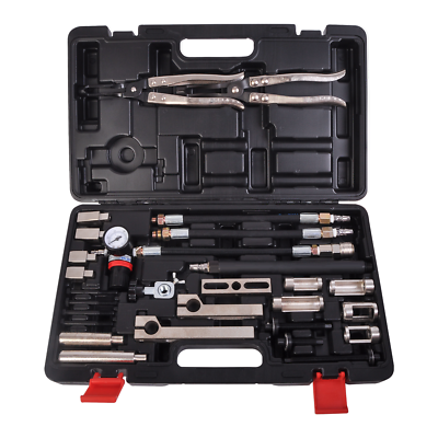 10 Pcs Valve Spring Compressor Kit Removal Installer Tool For Car Van