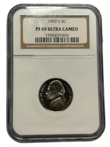 NGC 1993 S PF69 Ultra Cameo US Nickel 5c 1975307-010