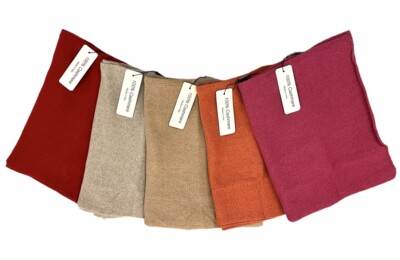 100% KASCHMIR CASHMERE Damen Herren Unisex edel Schal Scarf MADE IN ITALY OVP!
