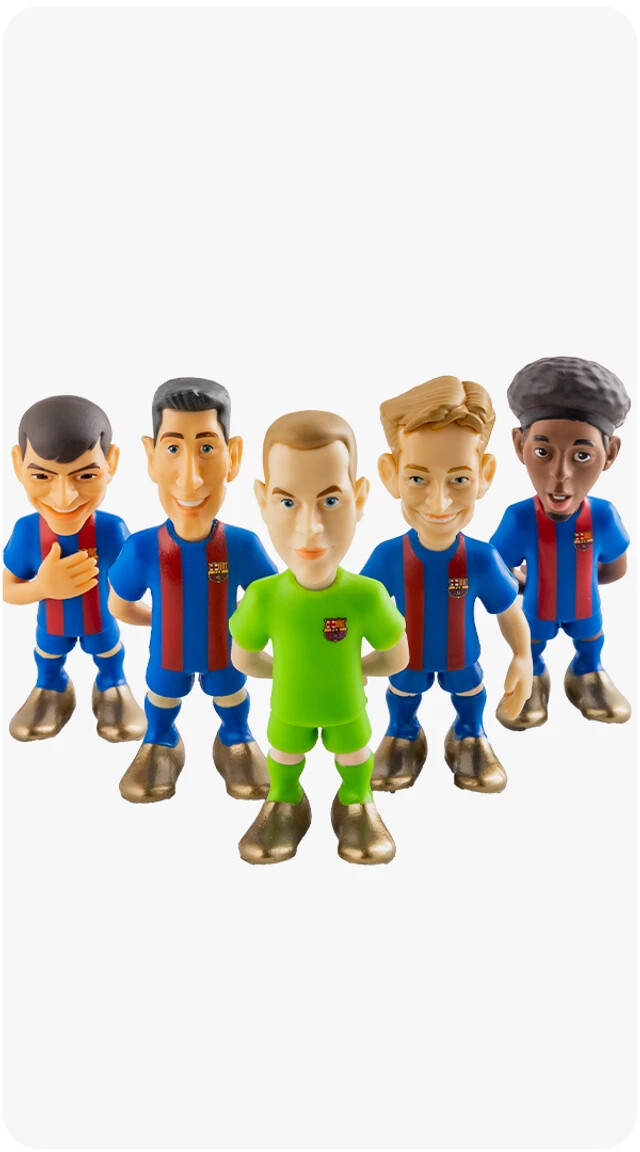 FC Barcelona MINIX - 5-Pk. Football/Soccer Barca Players