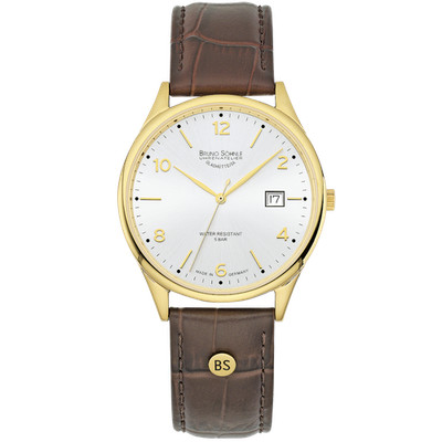 BRUNO SÖHNLE Glashütte Herrenuhr MOMENTO 3 Edelstahl Saphirglas 17-33221-261