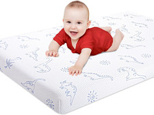 Pack and Play Mattress, 38"X26" Dual-Sided Firm Soft Memory Foam Pack N Play Mat
