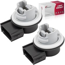 2Pcs Turn Signal Tail Light Socket Holder Compatible with F150 F250 F350 Super D