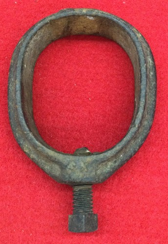 Antique Scythe Iron Hardware Parts Ring & Bolt for Scythe Blade