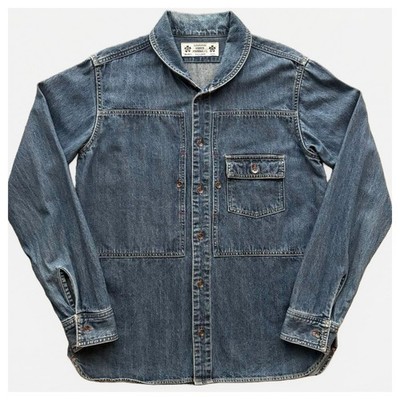 メンズ ☆希少 Lサイズ☆ SAMURAI JEANS デニム シャツジャケット 日本製