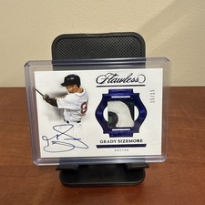 2025 Flawless GRADY SIZEMORE Game Worn Patch Auto 15/15 Boston Red Sox #PPH-GS