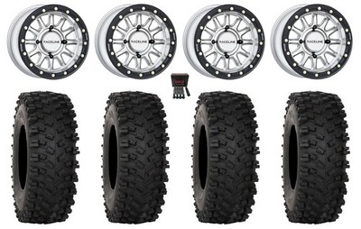Raceline Alpha Hyper 15'' Wheels Si 33'' ATX470 Tires Honda Pioneer 1000 / Talon