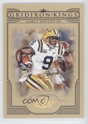 2008 Donruss Threads College Gridiron Kings Gold Early Doucet III Rookie RC 0c2