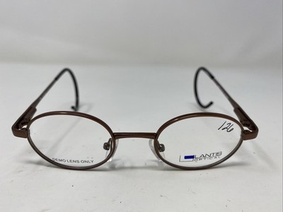 LANTIS OPTICAL L8005 BRN 40-18-140 Brown Metal Full Rim Eyeglasses Frame &R45