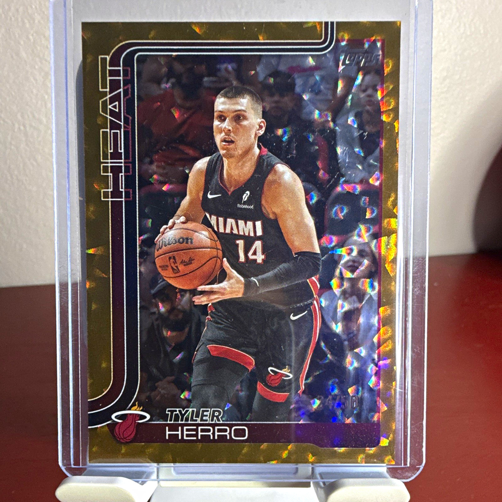 Topps Flagship 2024-25 Tyler Herro #73 Parallel Serial Numbered 24/50