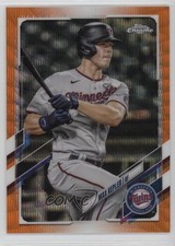 2021 Topps Chrome Orange Wave Refractor 6/25 Max Kepler #41 0zg4