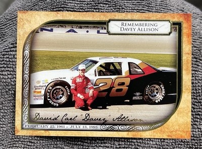 DAVEY ALLISON 2013 Press Pass Ignite Racing Base Insert #DA 3/10