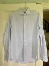 LNWOT Canali sky-blue dress shirt 40