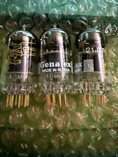 New Matched Trio (3) Genalex Gold Lion CV4004 / 12AX7 Vacuum Tubes