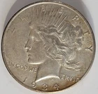 1934 D Denver Mint Peace US Silver Dollar 90% Silver US