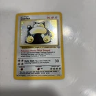 Pokémon Snorlax 1999 Vintage Sleeping Pokemon Holo 11/64 Nice Rare Card