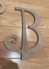 MDF 8  High Letter B Unfinished Craft Wall Decor