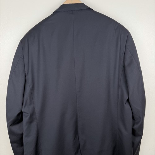 Brooks Brothers 1818 Madison Sport Coat 44 Black Wool 2-Button USA Long - Picture 8 of 10
