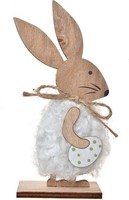 Clayre & Eef 65633 Dekoration Kaninchen 7X4X15 Cm