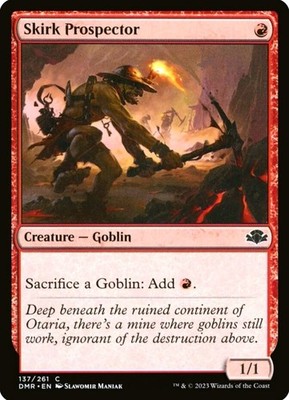 X 1 Skirk Prospector NM-M DMR 137 MTG Magic The Gathering