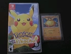 Pokémon Let's Go Pikachu! Nintendo Switch + FREE Makuhita Promo Card
