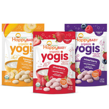 Organics Yogis Freeze-Dried Yogurt  Fruit Snacks, 3 Flavor Variety Pack, 1 Ounc