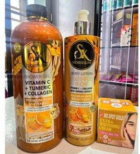 3 pieces Sk Duchess Glow Collagen Body Lotion  Vit.Body Wash , face cream
