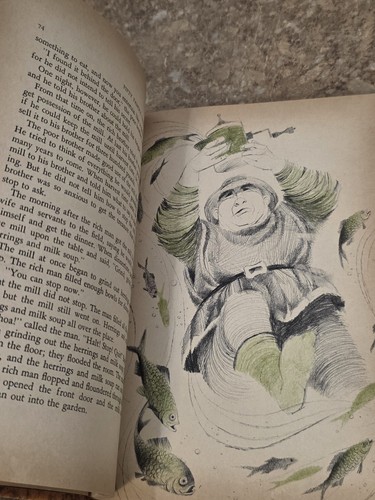 Vintage FIFTY FAMOUS FAIRY TALES (Golden Press, 1965) Hardcover, Illustrated - Foto 5 di 12