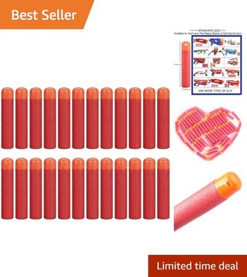 Mega Dart Refill Pack - 60 Durable Foam Darts for N-Strike Mega Series Playtime
